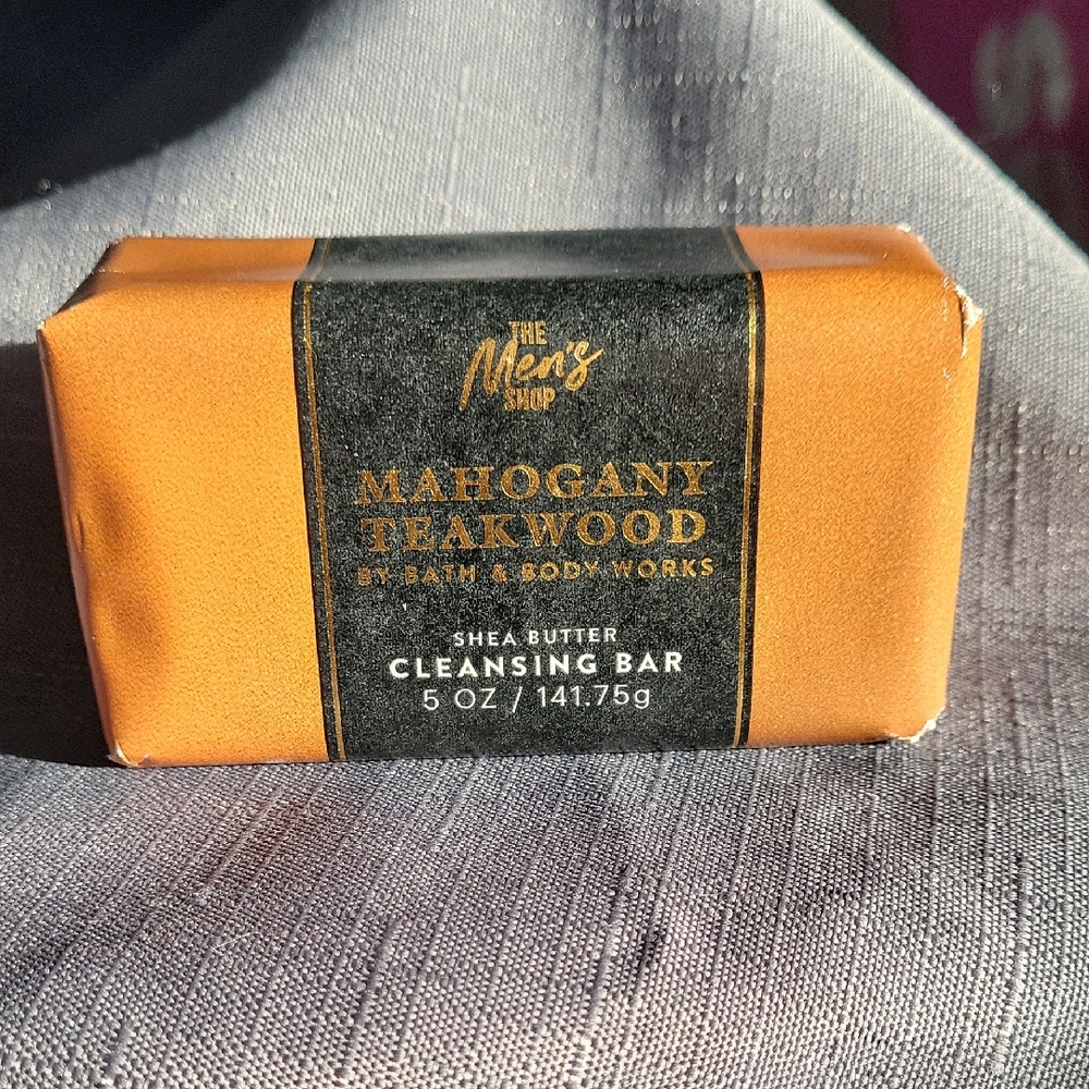 4/$20 Mahogany Teakwood Cleansing Bar